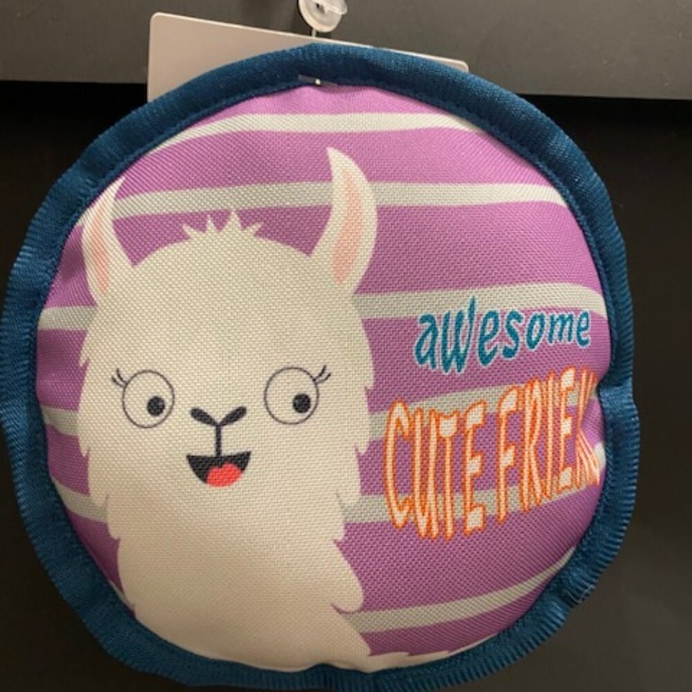 Round Dog Toy *Llama* Awesome Cute Friend